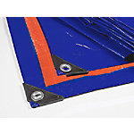 Casa Pura Abdeckplane High Density Polyethylen-Gewebe Blau, Orange 6000 x 10000 mm von Casa Pura