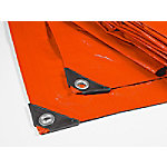 Casa Pura Abdeckplane High Density Polyethylen-Gewebe Orange 8000 x 12000 mm von Casa Pura