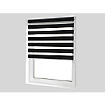 Casa Pura Sichtschutzrollo Mini Day & Night Polyester, Aluminium Schwarz 1200 x 1500 mm von Casa Pura