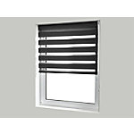 Casa Pura Sichtschutzrollo Mini Day & Night Polyester, Aluminium Schwarz 900 x 1500 mm von Casa Pura