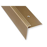 Casa Pura Stufenkantenprofil Safety Aluminium Hellbronze 900 mm von Casa Pura