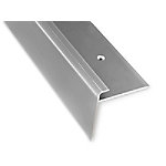 Casa Pura Stufenkantenprofil Safety Aluminium Silber 1000 mm von Casa Pura