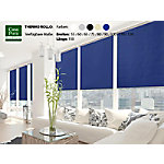 Casa Pura Verdunkelungsrollo Blackout Thermo Polyester Blau 800 x 1500 mm von Casa Pura