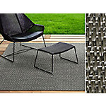 Outdoor-Teppich Casa Pura Mantua Dunkelgrau Vinyl, PET 1800 x 2000 mm von Casa Pura