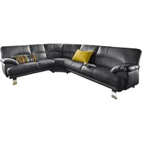 TRENDMANUFAKTUR Ecksofa "Cecilia in italienischem Design, modern und komfortabel, L-Form", bequeme Armlehnen, mit langem Schenkel von Trendmanufaktur