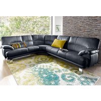 TRENDMANUFAKTUR Ecksofa "Cecilia in italienischem Design, modern und komfortabel, L-Form", bequeme Armlehnen, mit langem Schenkel von Trendmanufaktur