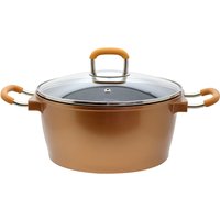 Aluguss-Topf mit Glasdeckel Hamar, Ø ca. 24 cm - Kupfer von Casa Royale