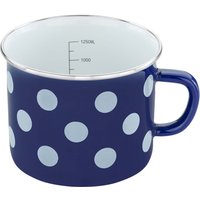 Milchtopf "Dots", Ø ca. 14 cm - Blau von Casa Royale