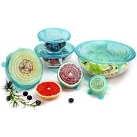 Silikondeckel 12er Set rund von Casa Royale