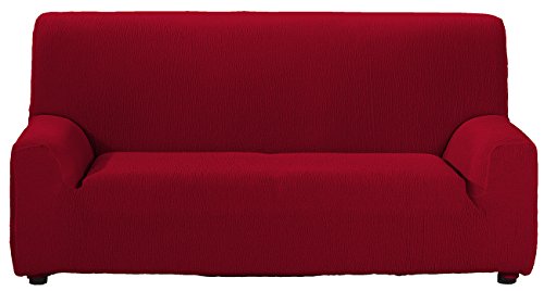 Casa Textil Daniela Sofabezug für 4-Sitzer, Polyester, rot, 37x270x100 cm von Casa Textil
