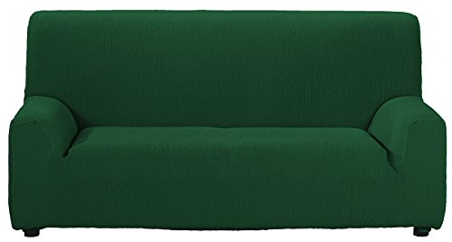 Casa Textil Daniela Sofabezug für 3-Sitzer, Polyester, grün, 37x240x100 cm von Casa Textil