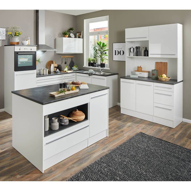 home24 Hängeschrank 100 x 50 x 35cm Weiß/Hochglanz Weiß home24 Hängeschrank 100 x 50 x 35cm Weiß/Hochglanz Weiß von home24