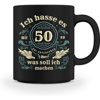 Kaffee Tasse/Becher Geschenk 50. Geburtstag Mann Frau 50 Jahre Spruch Ich Hasse Es Mit So Gut Auszusehen - Tasse von CasaCorleone