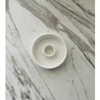 Kerzenhalter Weiss Minimalismus Kerzenhalter Weiss Minimalismus von CasaCosyDesign