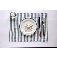 Leinen Platzset in Verschiedenen Farben. 2Er Set Tischsets Aus Leinen. Tischsets. Hochzeits-Platzsets von CasaDeLinos