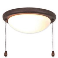 CasaFan 15R BA FLACHE SCHALE Deckenventilator-Leuchte Opalglas (matt) von CASAFAN