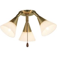 CasaFan 16MA 3-STRAHLER Deckenventilator-Leuchte Opalglas von CASAFAN
