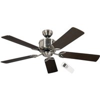 CasaFan Eco Elements Deckenventilator 23W (Ø x H) 132cm x 285mm Chrom (gebürstet) von CASAFAN