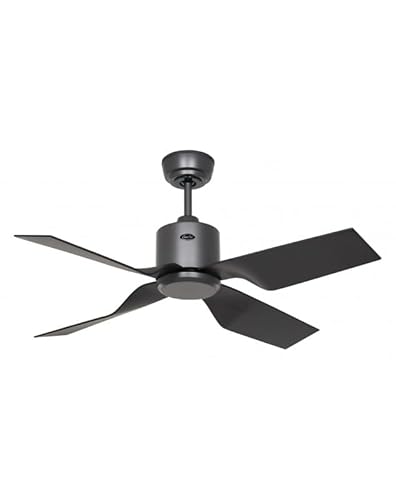Deckenventilator 410261 Eco Ventos IP44 102 Basaltgrau mit WLAN von CasaFan