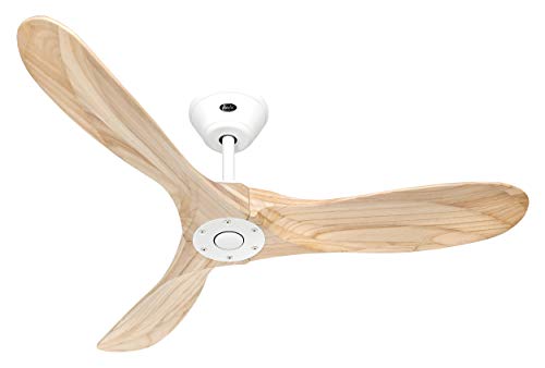 CasaFan ECO GENUINO 122 MW-NT Deckenventilator (Ø x H) 1220mm x 280mm Flügelfarbe: Holz (hell) Geh von CasaFana