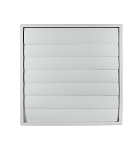 CasaFan VKS 40 - Selbstschließendes Ventil für Lüftungsanlagen, Abluft - Grau / Silber / Titan - Kunststoff - Flansch-Anschluss 400 mm - Rückschlagklappe von CasaFan