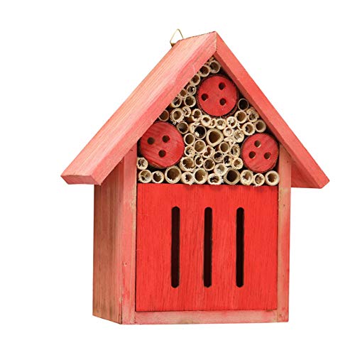 CasaJame Insektenhotel rot 17x8x20cm aus Holz von CasaJame