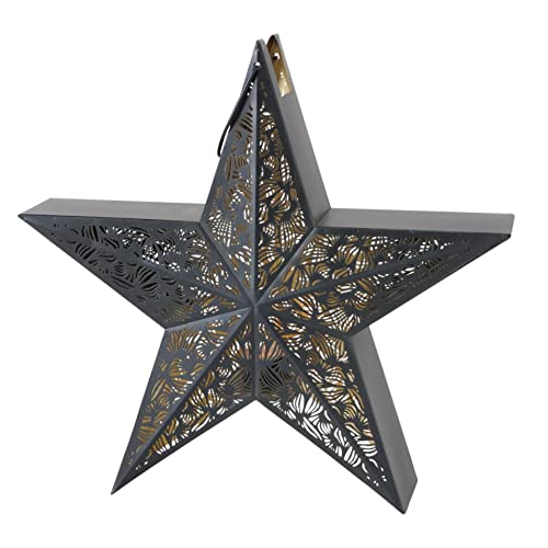 Metall Leuchter Laterne Kerzenleuchter Windlicht Stern H40cm B40cm von CasaJame