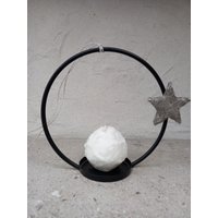 Fensterdeko~Kerzendeko~Metall~Schwarz~ Fensterdeko~Kerzendeko~Metall~Schwarz~ von CasaKunst