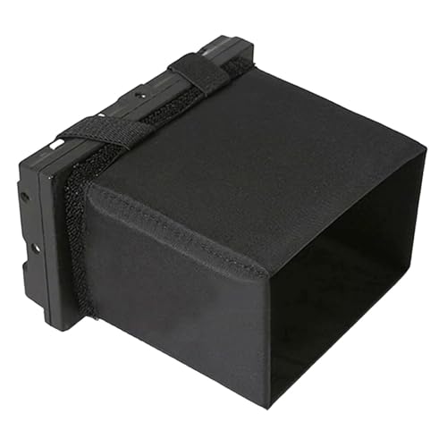 12,7 cm (5 Zoll) Monitor-Sonnenblende, Blendschutz, Objektivabdeckung mit elastischem Band für Außenaufnahmen, Fotografie von CasaNexa