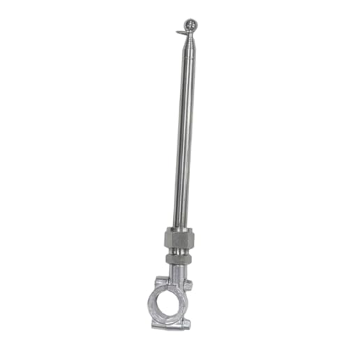 Motorrad-Fahnenmasthalterung mit 22 mm Durchmesser, Edelstahl-Flaggenhalter für Fahrräder, ATVs, Boote, einfache Installation, Länge 1,2 m von CasaNexa