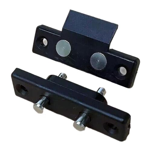 Zugangskontrollkontakte, Stromstecker, kompakt, einfach zu installieren, verschleißfester Kabelschutz, elektrischer Stecker, schwarz, 2 Klemmen von CasaNexa