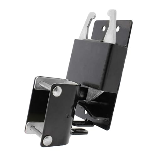 Zwei-Wege-Verriegelung, abschließbar, für Ställe, Haustierkäfige, Bauernhöfe, robuster Stahl mit Zinkbeschichtung, 19,3 x 10,2 cm von CasaNexa