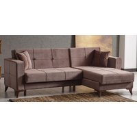 Casa Padrino Luxus Schlafsofa Dunkelbraun 243 X 150 H. 83 cm - Modernes Wohnzimmer von CasaPadrino