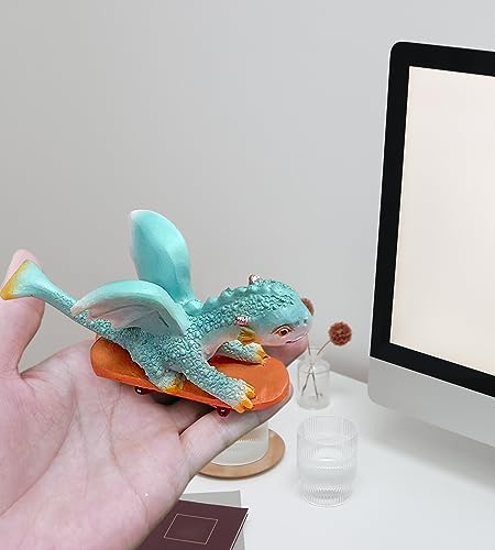 CasaTena Mini Dinosaurier-Figuren Deko Dino Schreibtischdeko oder Bücherregaldekoration von CasaTena