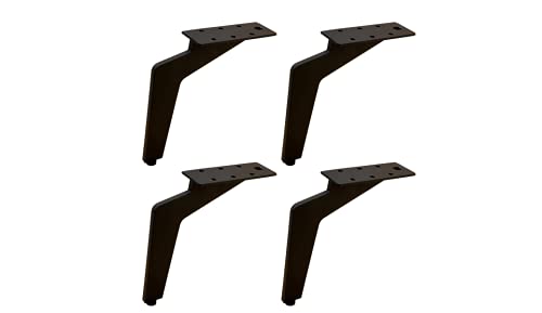 CasaXXl 4er Set Möbelfüße aus Metall, Schwarz - Vielseitig einsetzbare Füße für Möbel Sofa Schrank Tisch - Verschiedene Größen (15 cm) von CasaXXl