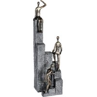 Casablanca by Gilde Dekofigur "Skulptur Climbing, bronzefarben/grau" von Casablanca By Gilde