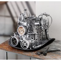 Casablanca by Gilde Dekoobjekt "Hut Steampunk, silberfarben" Casablanca by Gilde Dekoobjekt "Hut Steampunk, silberfarben" von Casablanca By Gilde