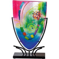 Casablanca by Gilde Tischvase "Vase oval Cool blau; pink H. 49 cm", (1 St.) von Casablanca By Gilde