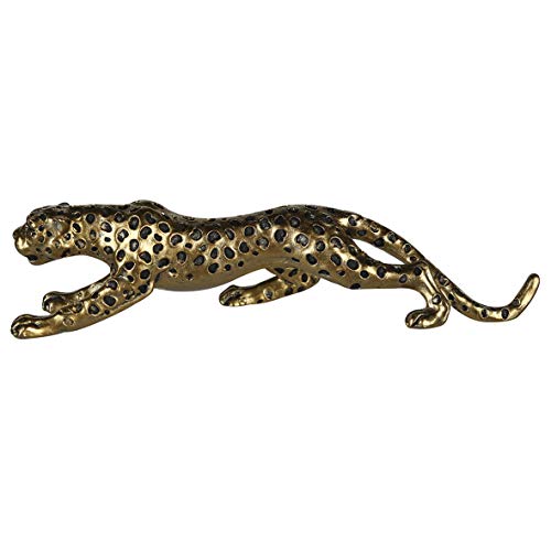 Casablanca Gepard Figur goldfarben Gold Leopard 34 cm Figur Skulptur von Casablanca GmbH & Co.KG
