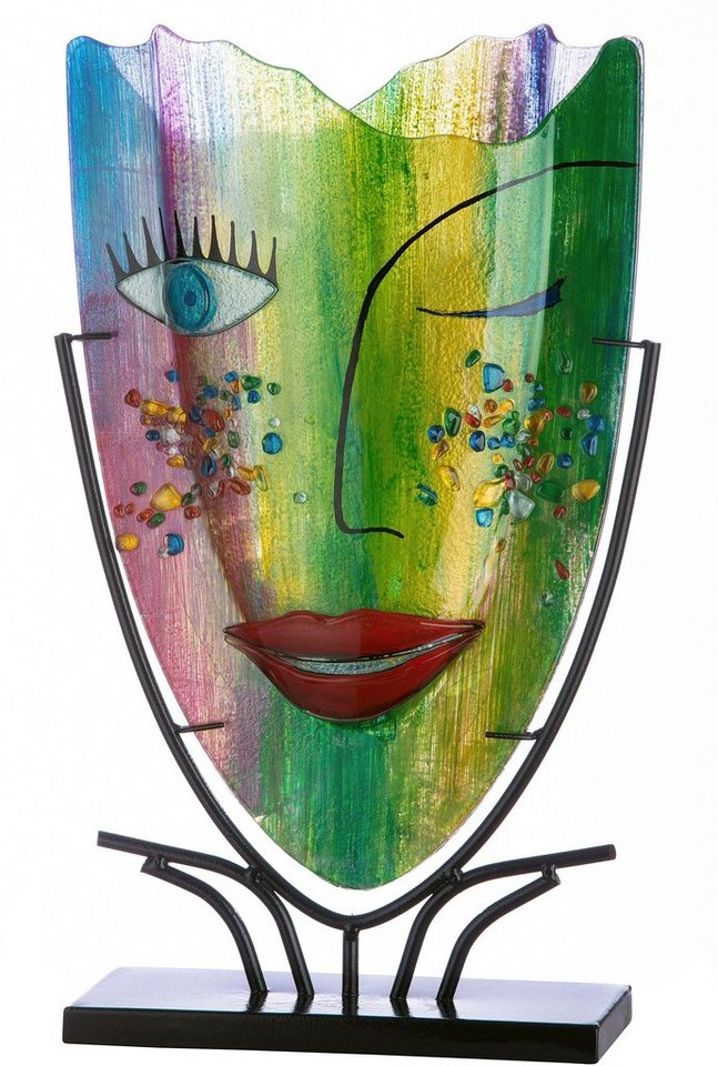 Casablanca by Gilde Dekovase Amour (1 St), Vase aus Glas von Casablanca by Gilde