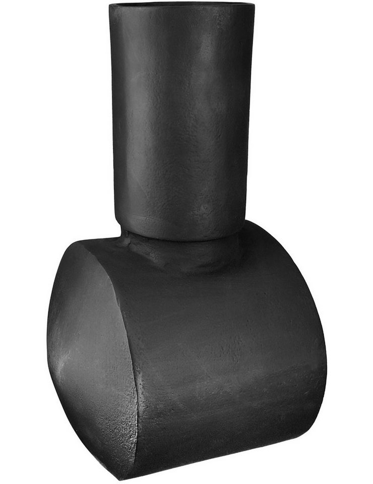 Casablanca by Gilde Dekovase Vase Train, Höhe ca. 30 cm, aus Aluminium, nicht wasserdicht (1 St), Vasenöffnung ca. 9 cm, nur für Dekozwecke geeignet von Casablanca by Gilde