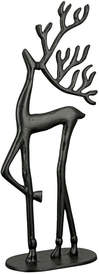 Casablanca by Gilde Tierfigur Figur Rentier Nordy schwarz H. 52 cm (1 St) von Casablanca by Gilde