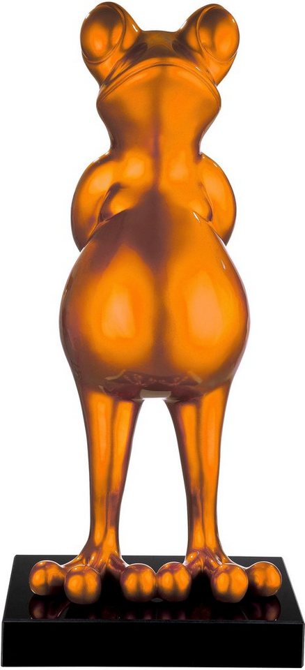 Casablanca by Gilde Tierfigur Skulptur Frosch orange (1 St) von Casablanca by Gilde