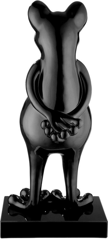 Casablanca by Gilde Tierfigur Skulptur Frosch schwarz (1 St) von Casablanca by Gilde