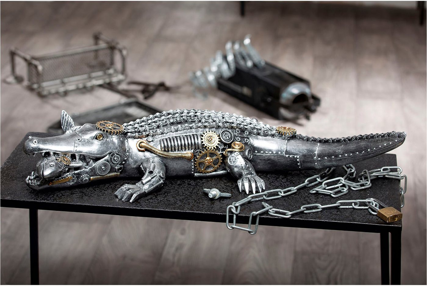 Casablanca by Gilde Tierfigur Skulptur Steampunk crocodile" (1 St)" von Casablanca by Gilde