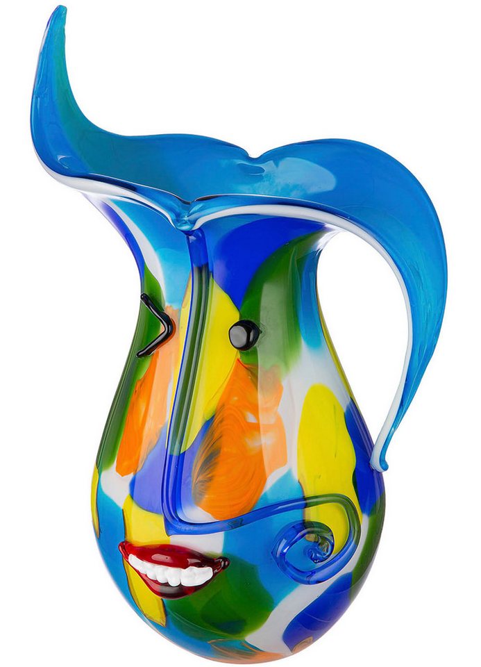 Casablanca by Gilde Tischvase Glasart Designvase Augusto" aus Glas (1 St), durchgefärbt, handgearbeitet und mundgeblasen" von Casablanca by Gilde