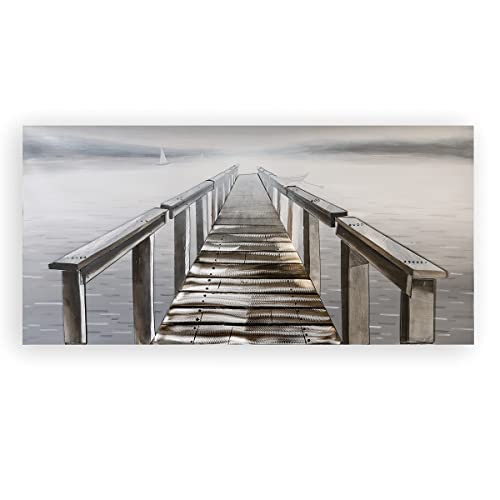 Casablanca 3D Ölbild - Bild XXL - Bootssteg mit Aluminium Elementen - 150 x 75 cm Casablanca 3D Ölbild - Bild XXL - Bootssteg mit Aluminium Elementen - 150 x 75 cm von Casablanca modernes Design