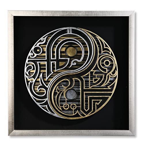 Casablanca Bild - Dao - m.Silber Rahmen,Yin Yang 60x60cm von Casablanca modernes Design