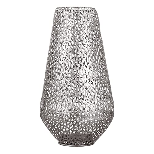 Casablanca - Boden-Windlicht - Purley - Metall - antik-Silber - Höhe 46 - Ø 25 cm von Casablanca modernes Design