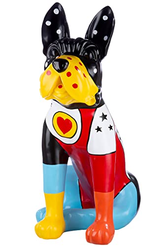 Casablanca Deko Figur Tierfigur Skulptur Doggy XXL - bunter Hund - Moderne Dekoration Wohnzimmer - Höhe 72 cm Casablanca Deko Figur Tierfigur Skulptur Doggy XXL - bunter Hund - Moderne Dekoration Wohnzimmer - Höhe 72 cm von Casablanca modernes Design